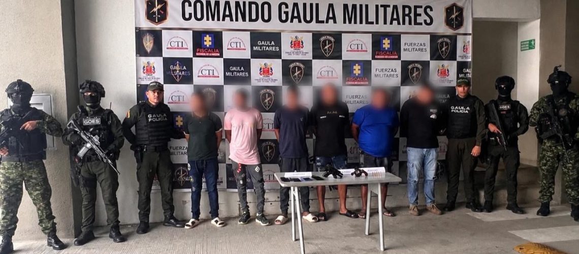 Capturados Clan del Golfo en Córdoba y Sucre