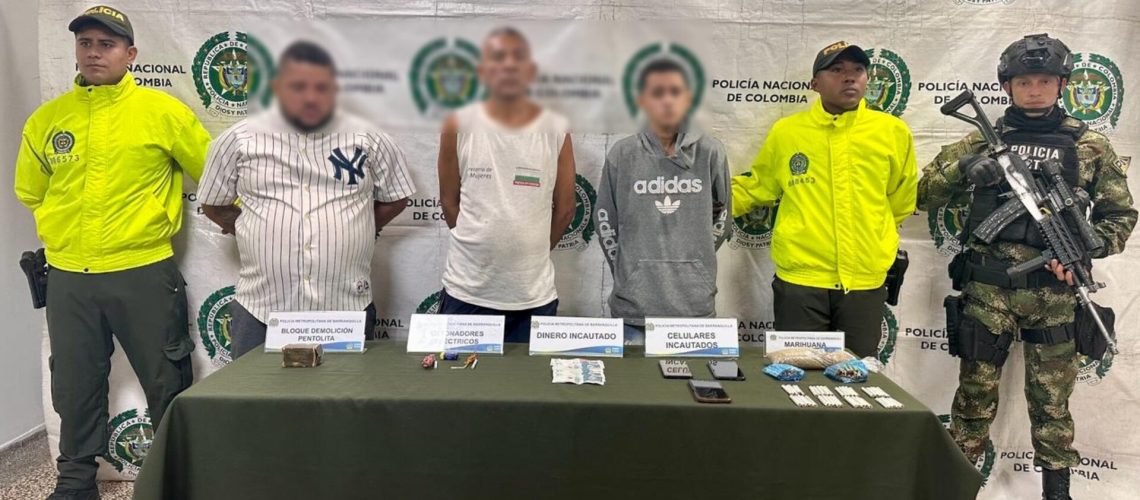 Capturados Kevin el Gordo y otros dos