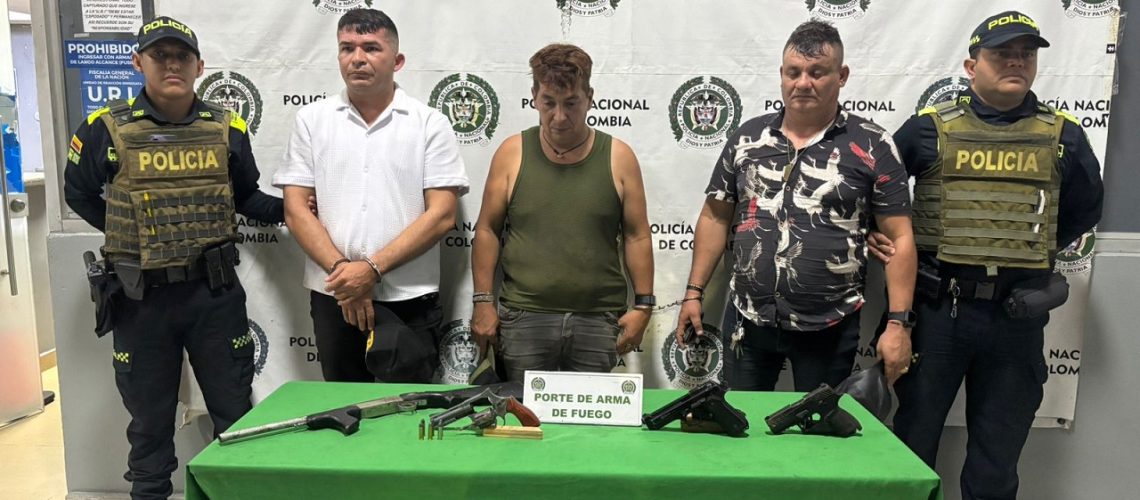 Capturados arma local Soledad 2