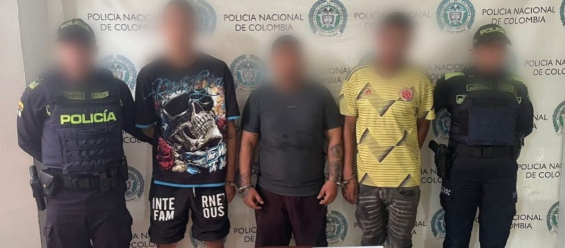 Capturados con armas de fuego en Mesolandia, Malambo