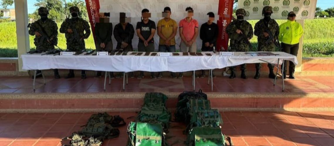 Capturados del ELN en Arauca