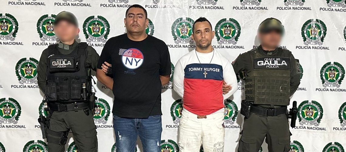 Capturados en Rebolo extorsión