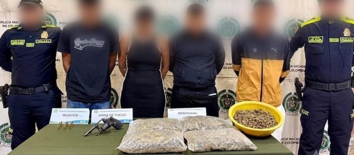 Capturados en operativo contra olla de droga en el barrio La Luz