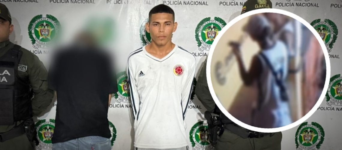 Capturados extorsión La Sierrita Barranquilla (2)