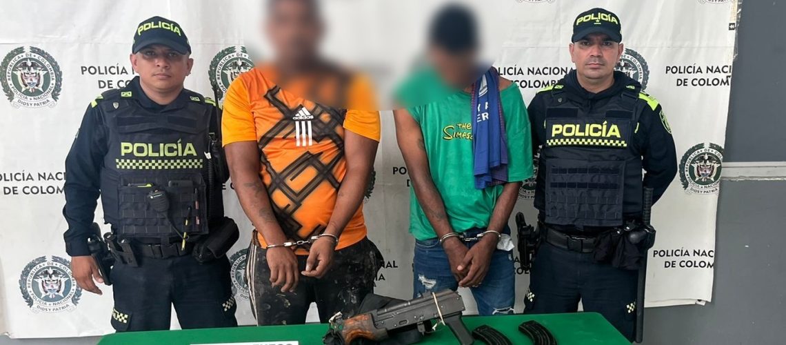 Capturados fusil Barranquilla