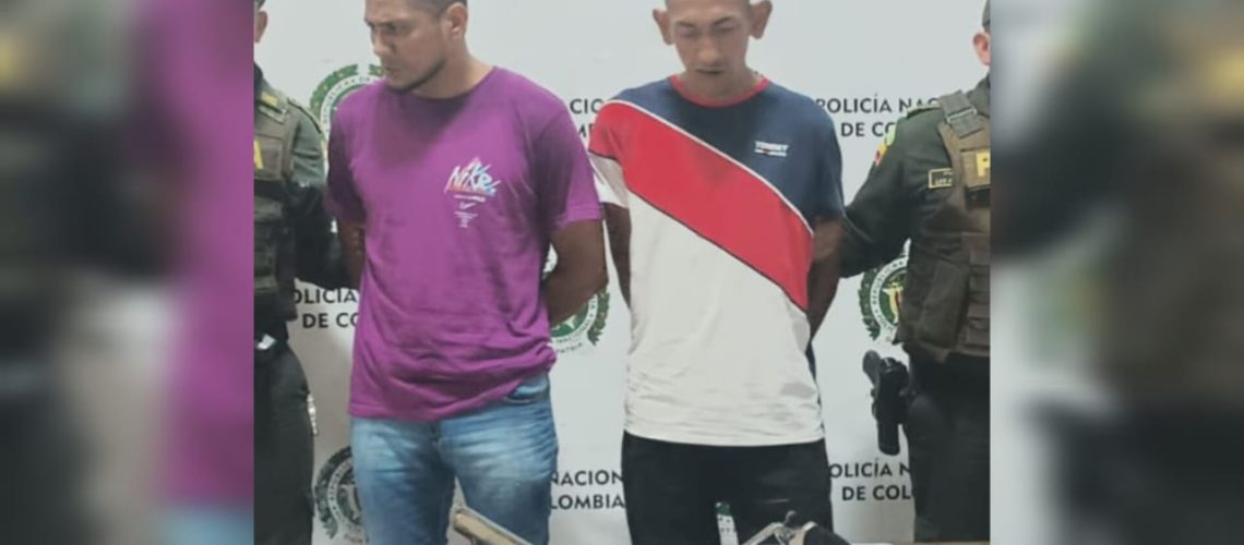 Capturados hurto y armas Barranquilla