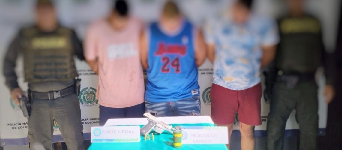 Capturados moto robada Sabanagrande