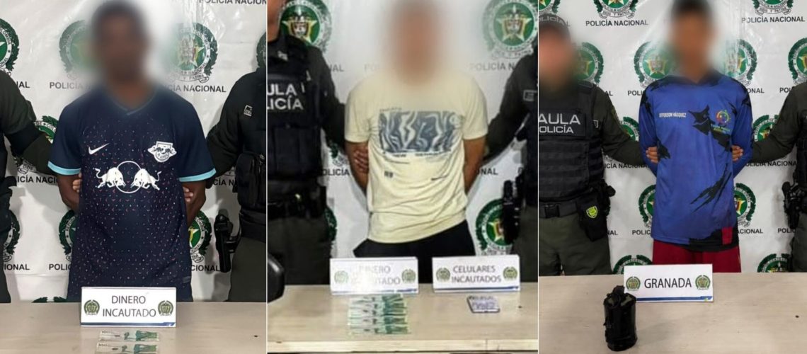 Capturados por extorsión en Barranquilla y Puerto