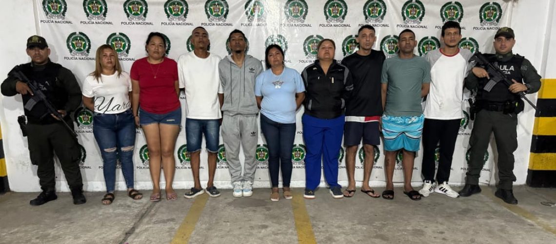 Capturados por extorsión en Barranquilla y su área metropolitana