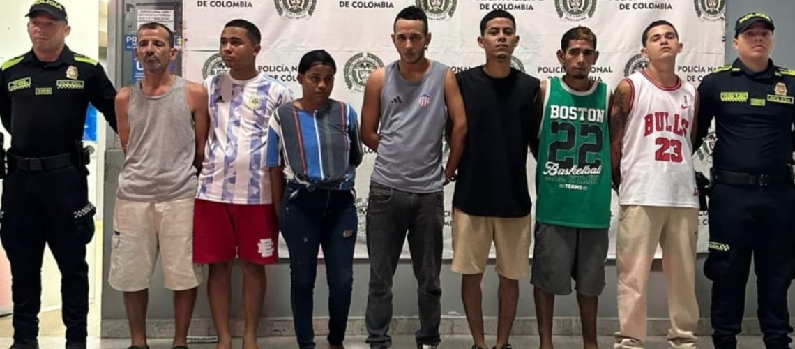 Capturados por microtráfico Barranquilla