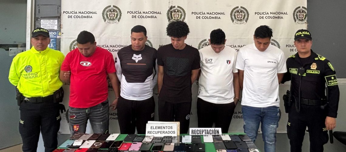 Capturados por robar celulares en Barranquilla durante carnaval