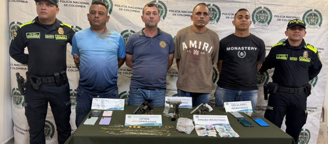 Capturados por robo a residencias en el norte de Barranquilla