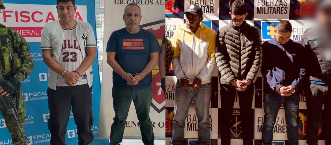 Capturados por tráfico de armas a disidencias de las Farc