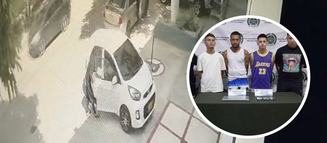 Capturados señalados hurto vehículos Barranquilla (2)