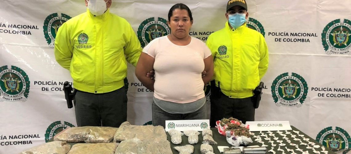 Capturan a Yocelin por tráfico de estupefacientes