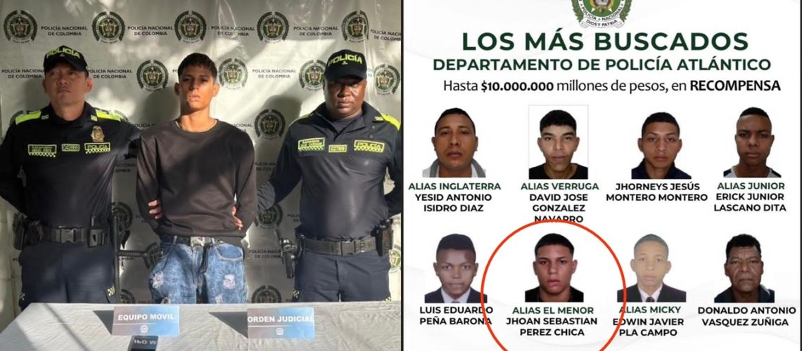 Capturas alias el Menor en Baranoa