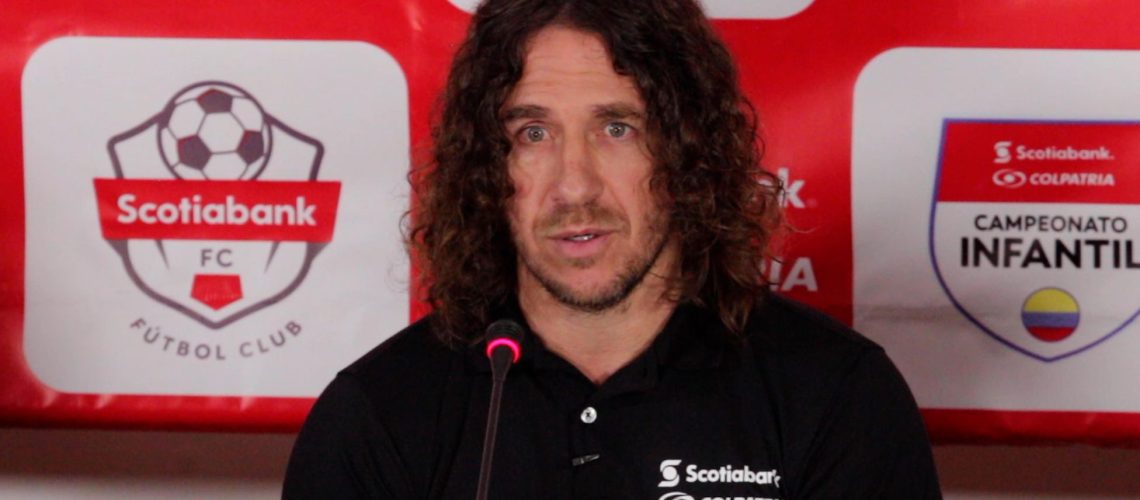 Carles Puyol en bogotá