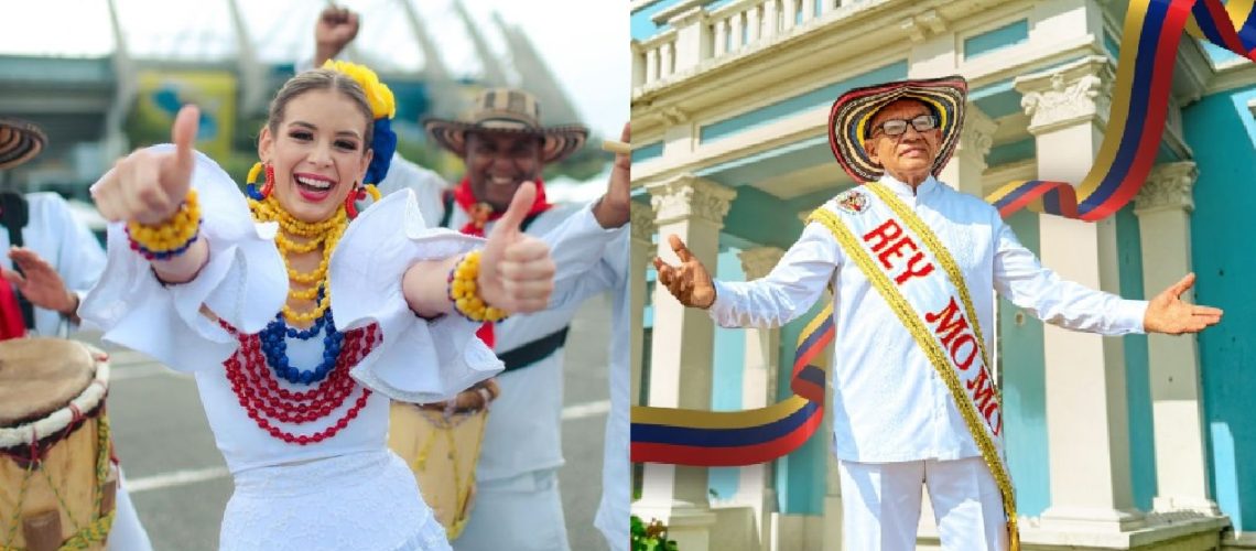 Carnaval de Barranquilla partido Colombia Ecuador
