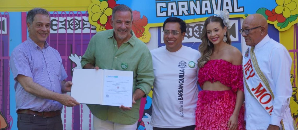Carnaval de Barranquilla recibe certificado ambiental (4)
