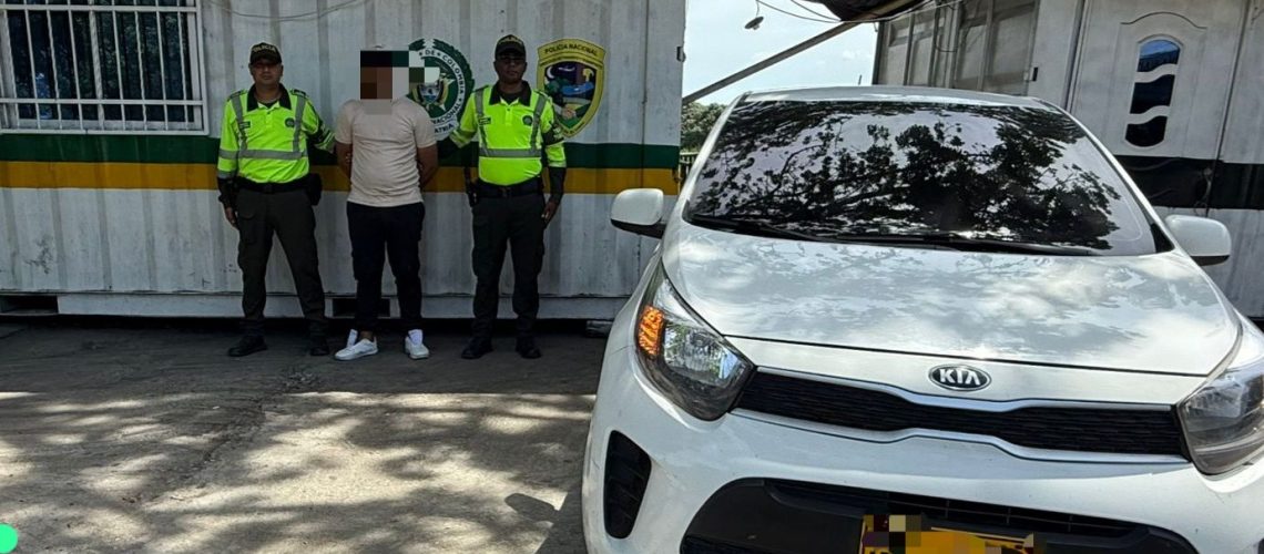 Carro KIA robado en Barranquilla