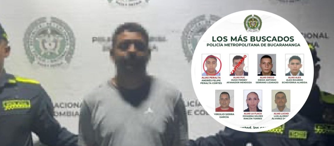 Cayó Santa Marta buscado homicidio Bucaramanga 2