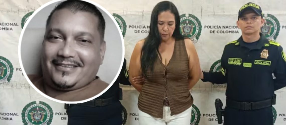 Chirley Hernández, agente CTI implicada en asesinato de su esposo, Aldemar Avendaño, en el barrio Boston de Barranquilla