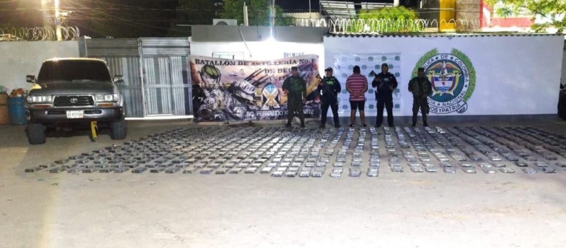 Cocaína incautada Uribia, La Guajira
