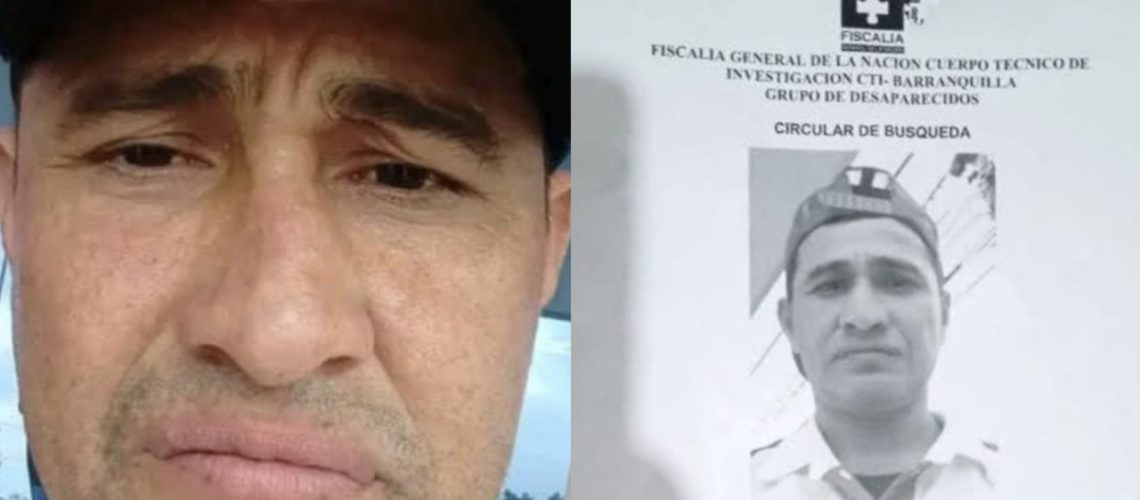 Comerciante desaparecido Barranquillla Baranoa