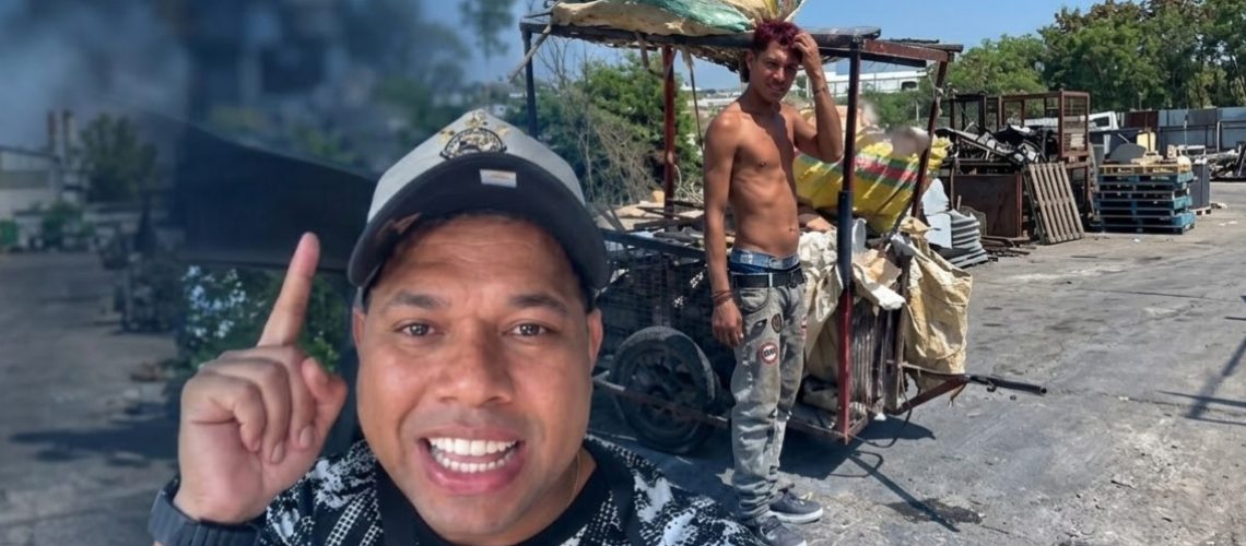 Concejal Alexis Castillo encara a recicladores
