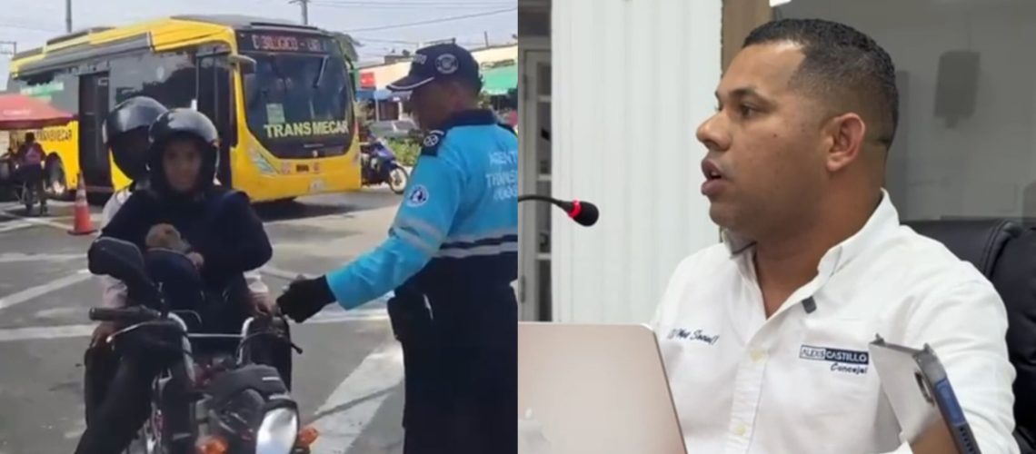 Concejal Alexis Castillo licencia conductores