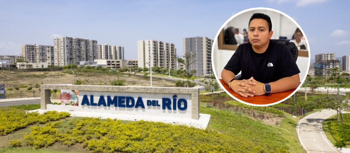 Concejal Andrés Ballesteros colegio Alameda del Río