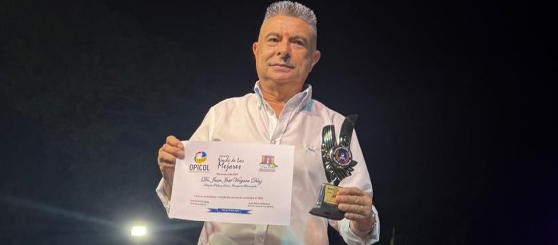 Concejal Juan José Vergara reconocimiento OPICOL