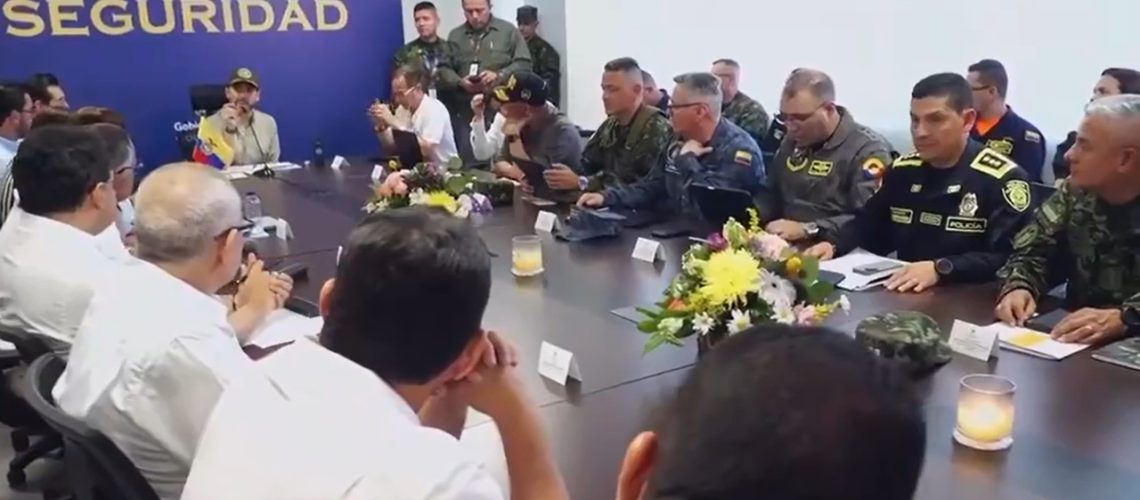 Consejo de seguridad en Santa Marta