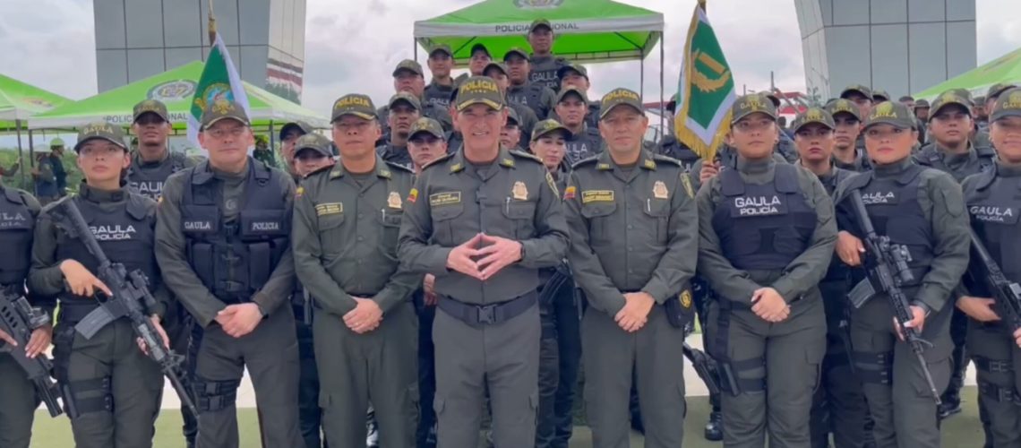 Contingente Gaula Policía Barranquilla