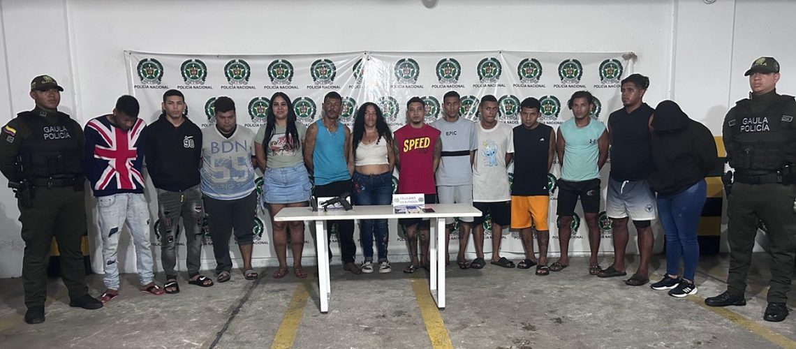 Costeños capturados por extorsión en Barranquilla