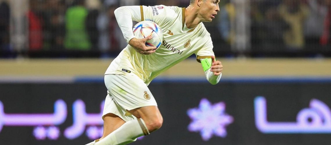 Cristiano primer gol en arabia