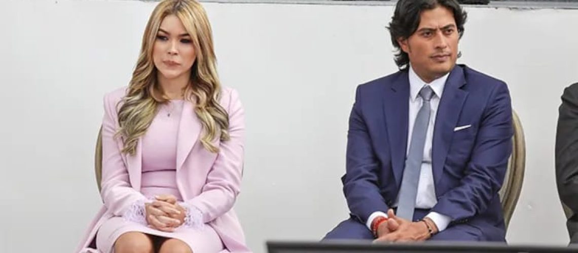 Day Vásquez y Nicolás Petro