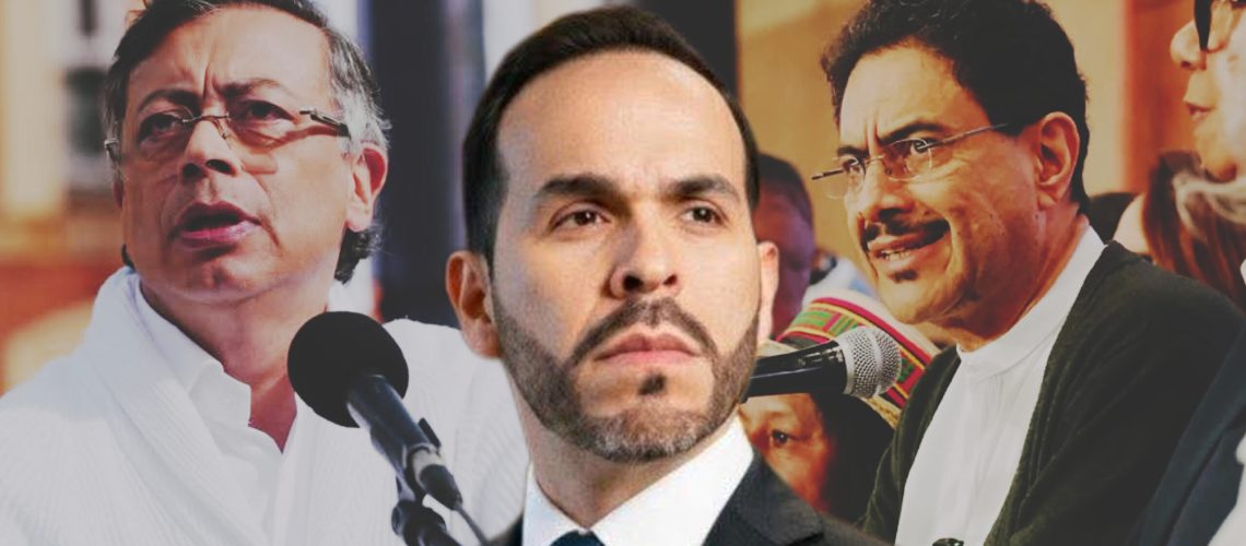 Abelardo De la Espriella, Iván Cepeda y Gustavo Petro
