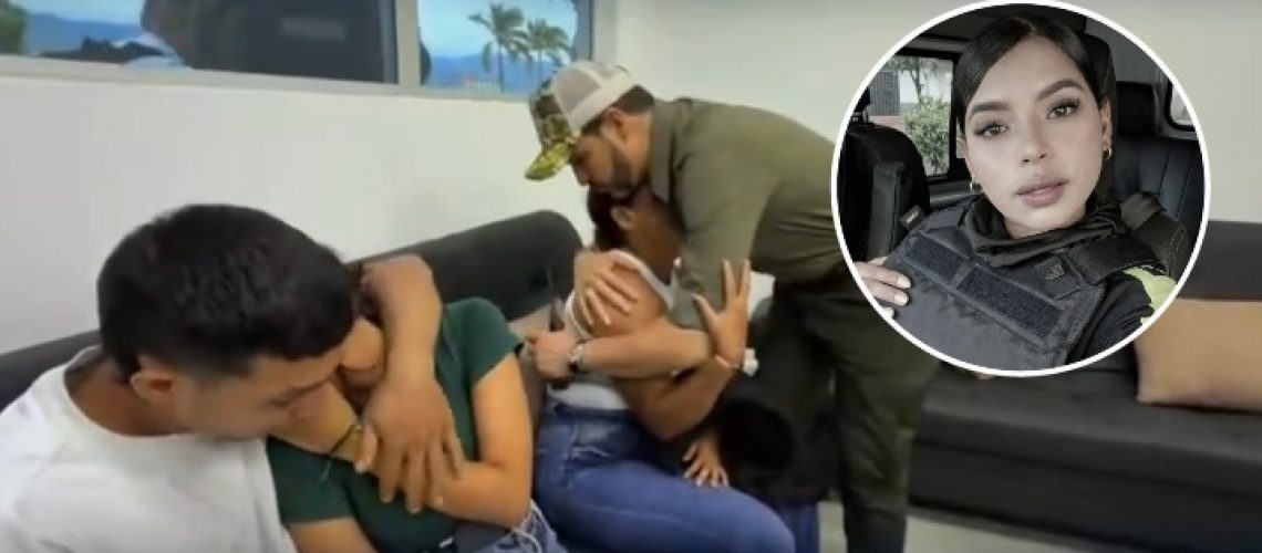 Presidente Abelardo de la Espriella visita familia patrullera asesinada en Cali