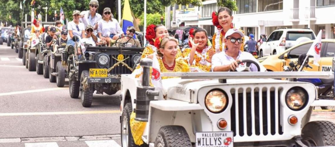 Desfile Jeep Willys Parranderos Valledupar