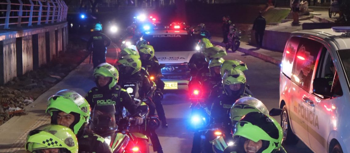 Despliegue de la Policía Barranquilla