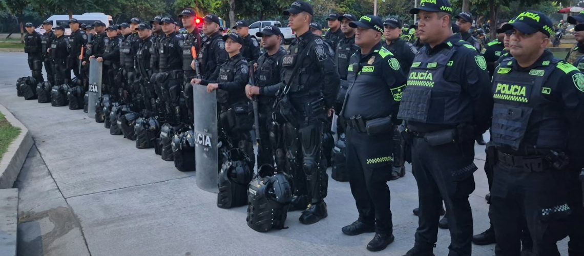 Despliegue de la Policía en Barranquilla durante el día dulce y Halloween (3)