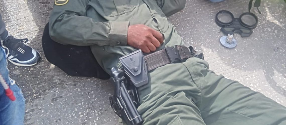 Destacada ataque a bala contra patrullero en Caribe Verde