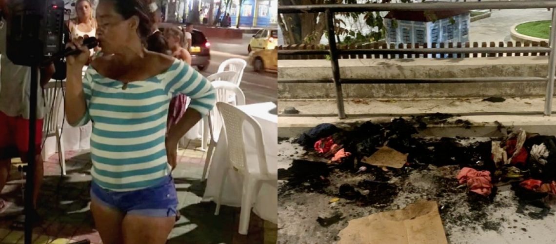 Destacada mujer incinerada