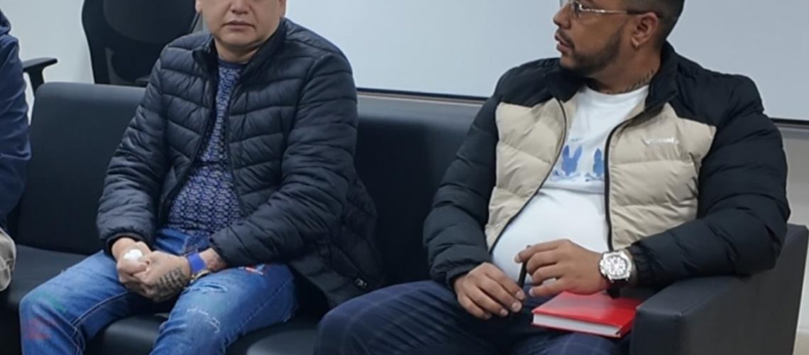 Digno Palomino y Jorge Eliécer Díaz Castor