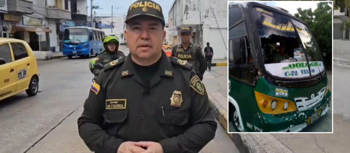 Disparos contra bus de Lolaya