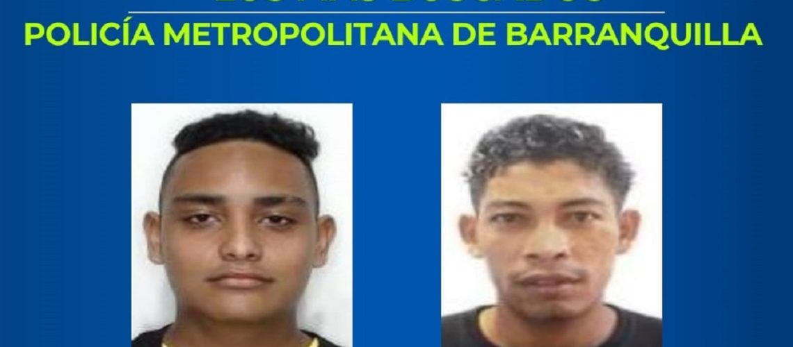 Dos más buscados de Barranquilla