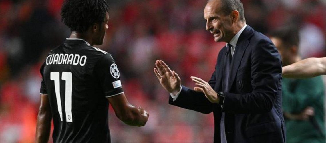 Dt de la Juve regaña a Cuadrado