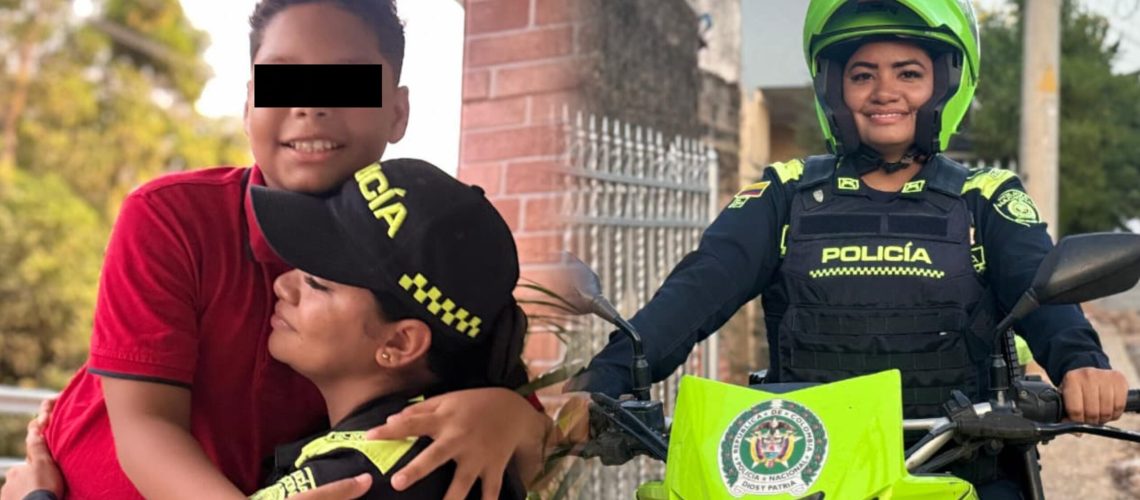 Eli Blanco, patrullera de la Policía