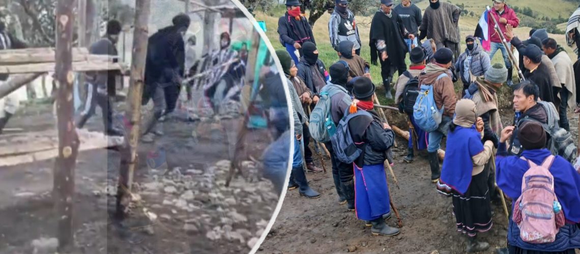 Enfrentamiento entre indígenas Misak y Nasa Cauca